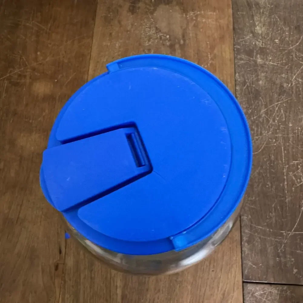 Vintage gallon blue